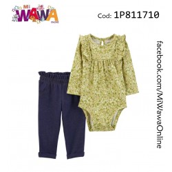 [A2] 2pz ML verde fllores