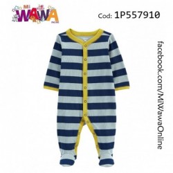 [G0] Enterizo azul rayas