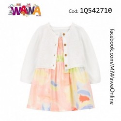 [F1] Vestico cardigan blanco