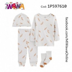 [E4] 4pz ajuar espiga