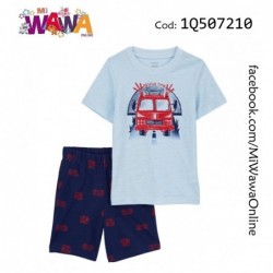 [K0] 2pz Short celeste azul