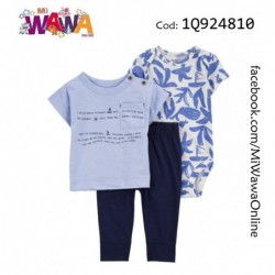 [K1] 3pz MC azul celeste...