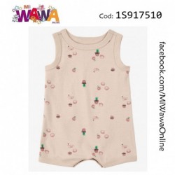 [M3] Romper beige piña